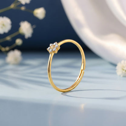 Golden Lovely Floret Ring