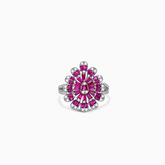 Silver Rani Noor Ring (Size 11)