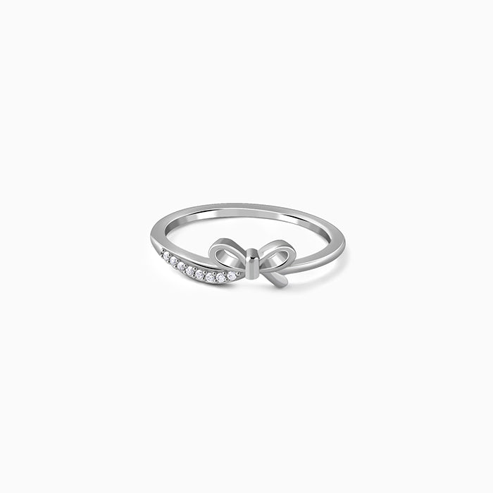 Silver Bow Belle Ring (Size 12)