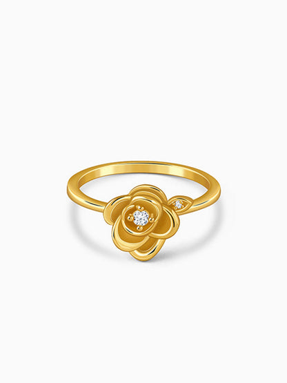 Golden Rose Gleam Ring (Size 12)