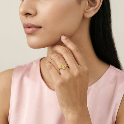 Golden Rose Gleam Ring (Size 12)