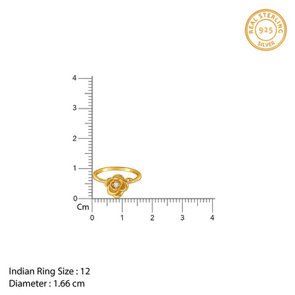 Golden Rose Gleam Ring (Size 12)