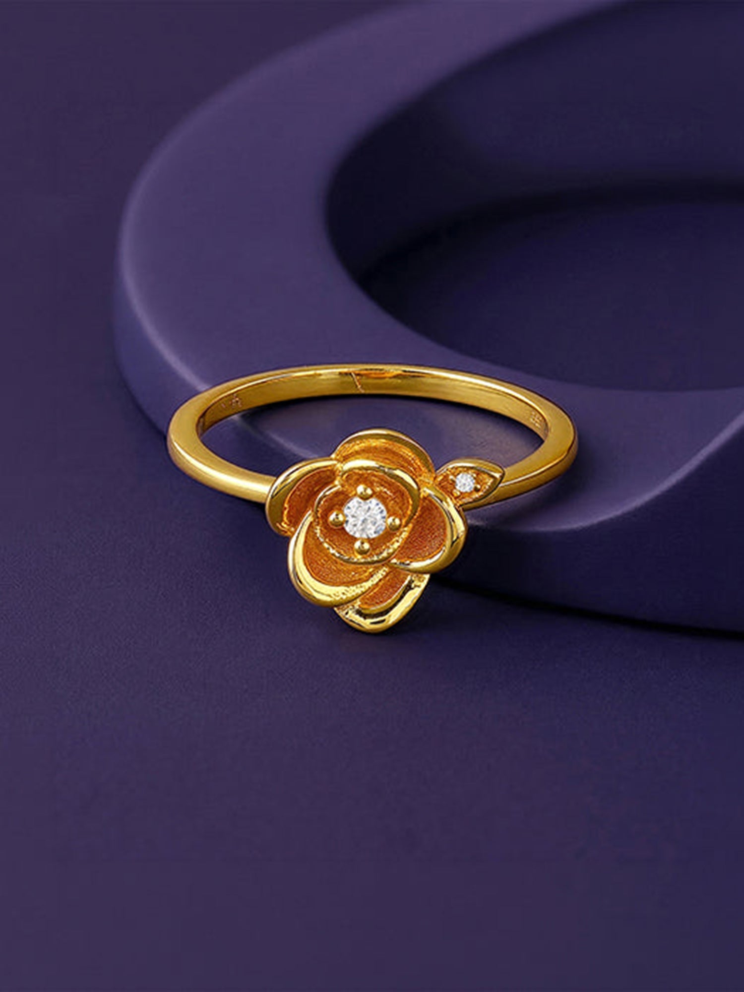 Golden Rose Gleam Ring (Size 12)