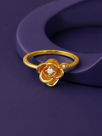 Golden Rose Gleam Ring (Size 12)