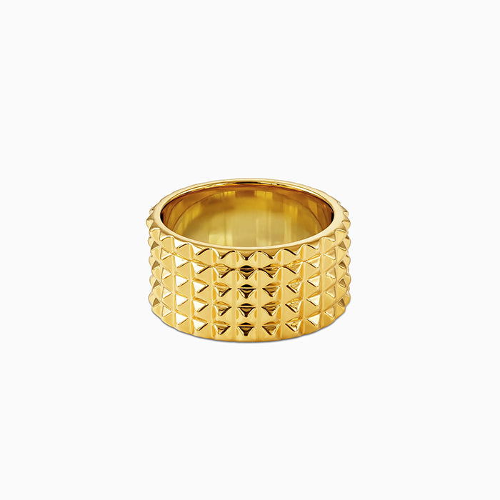 Golden Understated Icon Ring