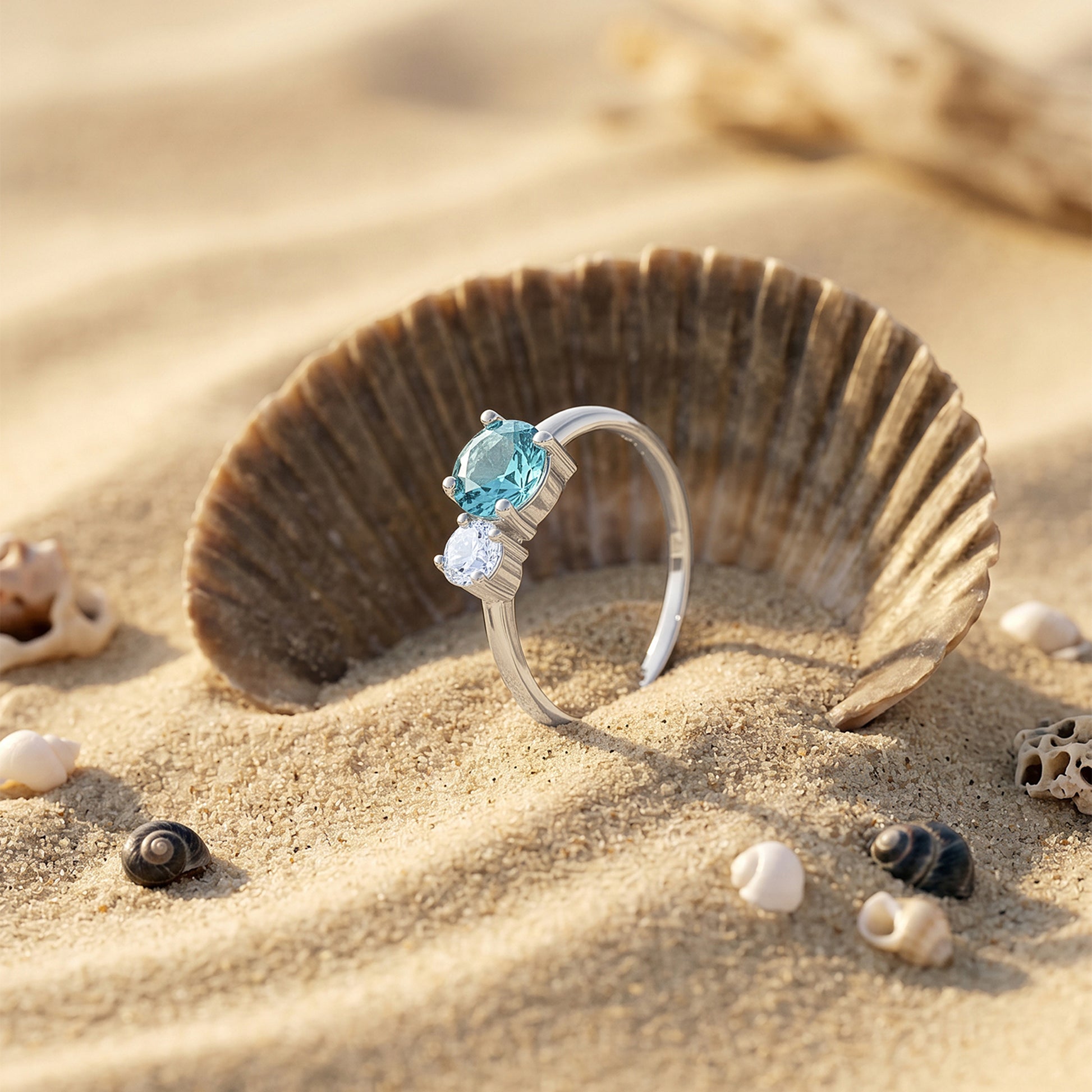 Silver Tyche Ring (Size 12)