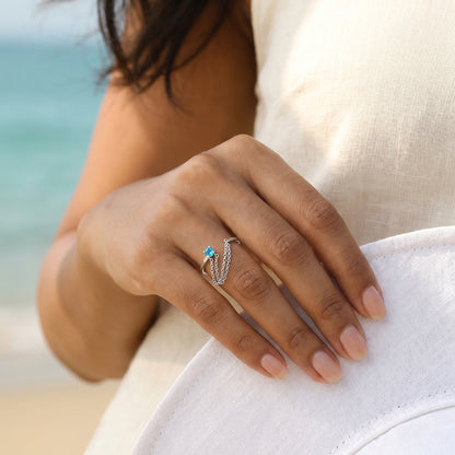 Silver Medea Ring (Size 12)