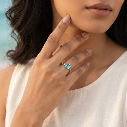 Silver Selia Ring (Size 12)