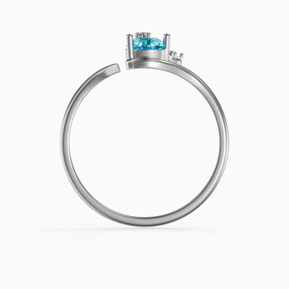 Silver Selia Ring (Size 12)