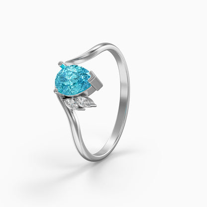 Silver Selia Ring (Size 12)