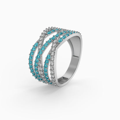 Silver Leucothea Ring (Size 12)