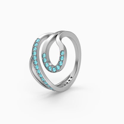 Silver Eurybia Ring (Size 12)