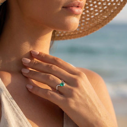 Silver Elara Maia Ring (Size 12)