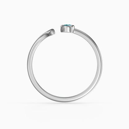 Silver Calliope Ring (Size 12)