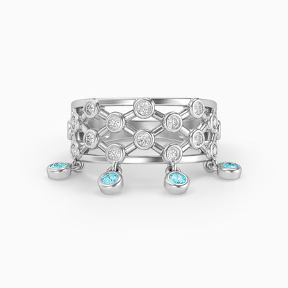 Silver Nyx Ring (Size 12)