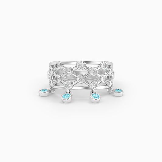 Silver Nyx Ring (Size 12)