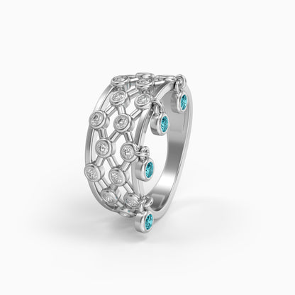 Silver Nyx Ring (Size 12)