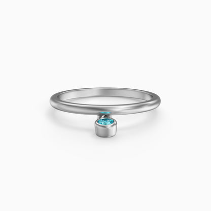 Silver Tethys Ring (Size 12)
