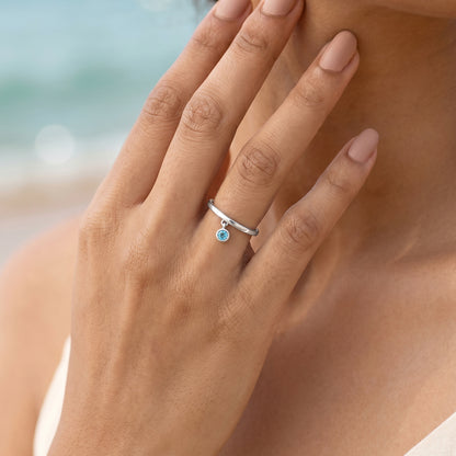 Silver Tethys Ring (Size 12)