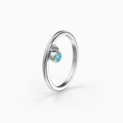 Silver Tethys Ring (Size 12)
