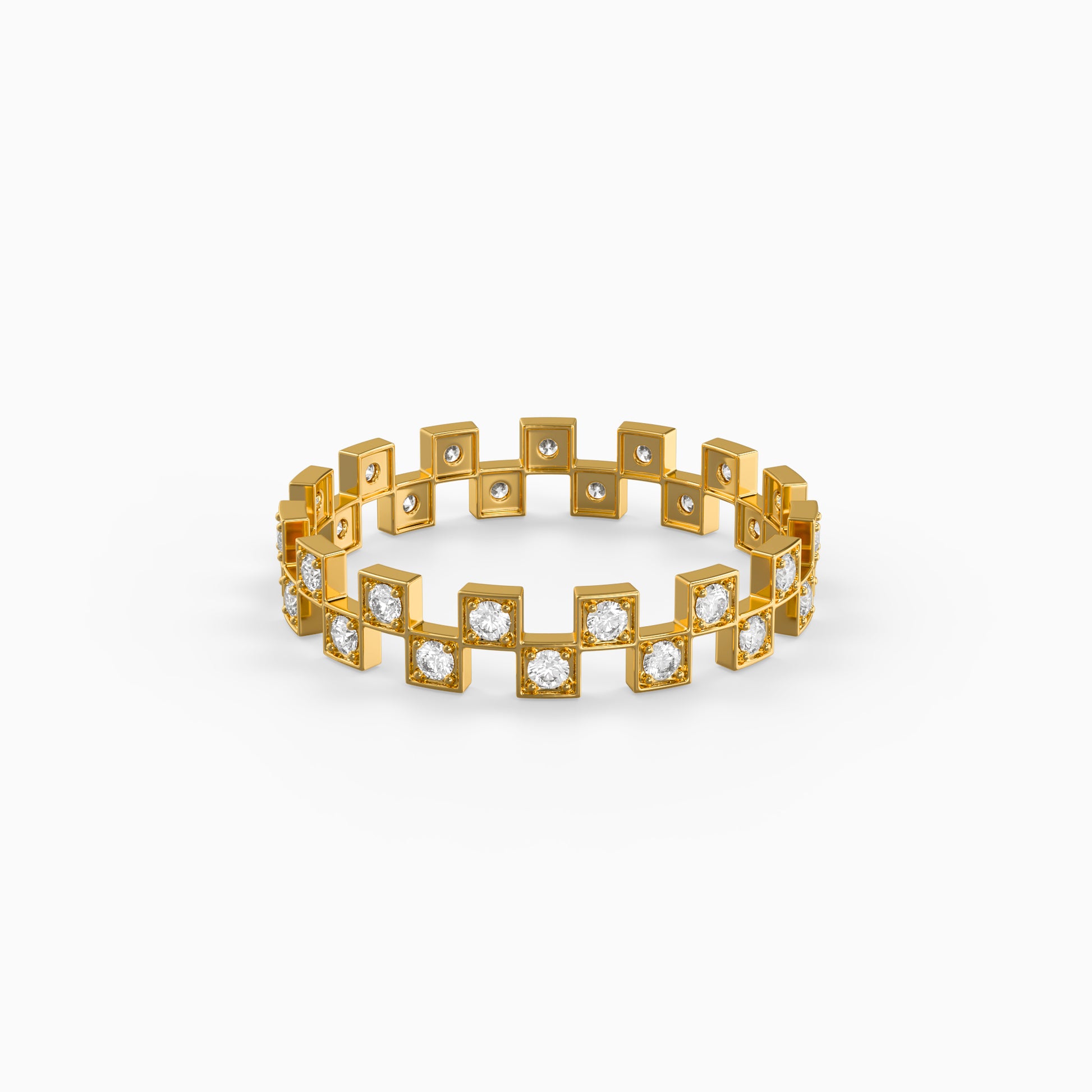 Golden Tic Tac Ring