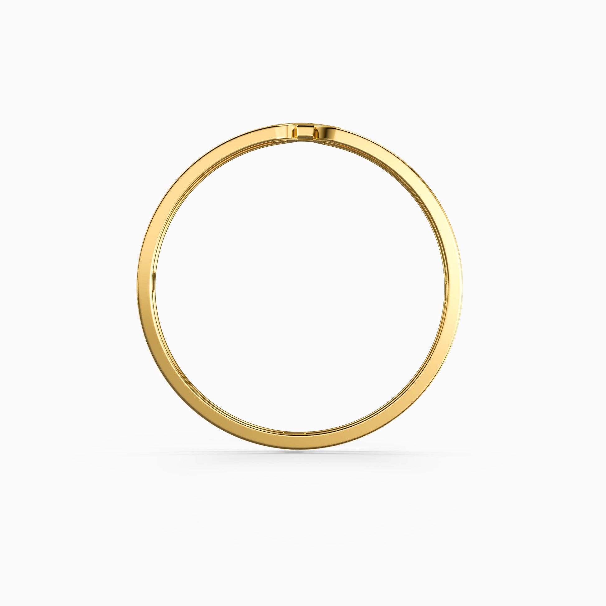 Golden Effortless Grace Ring (Size 12)