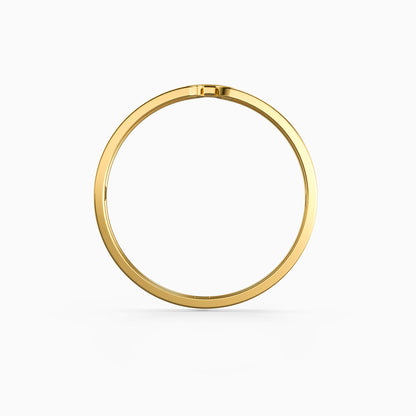 Golden Effortless Grace Ring (Size 12)