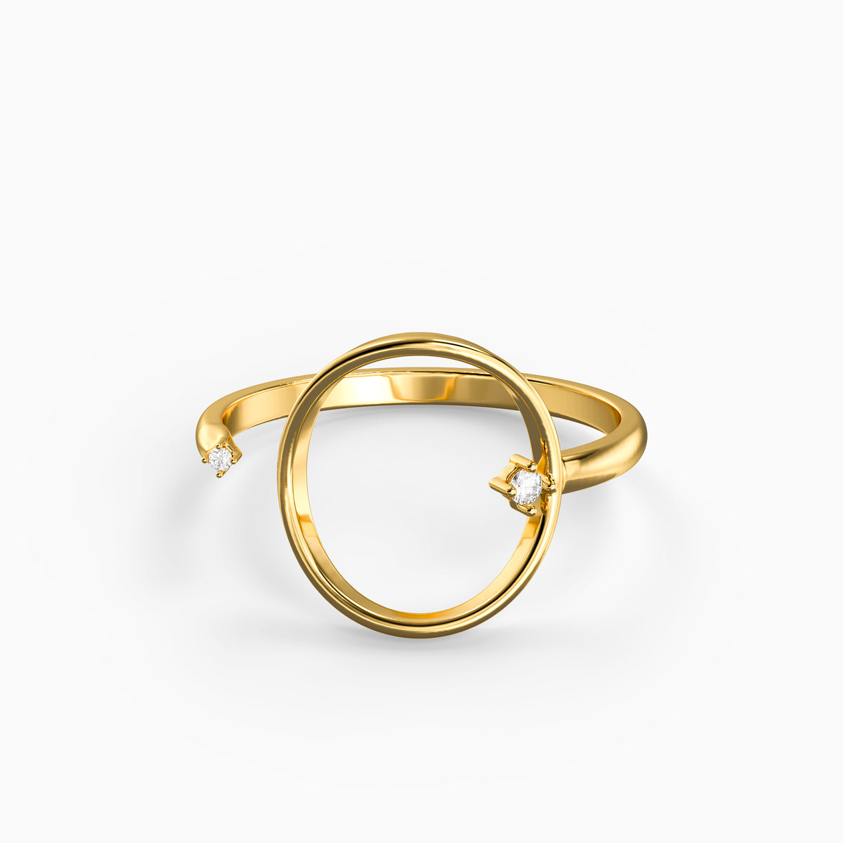 Golden Halo Frame Ring (Size 14)