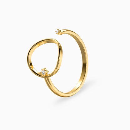 Golden Halo Frame Ring (Size 14)