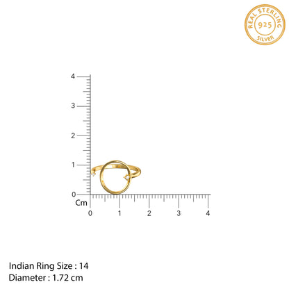 Golden Halo Frame Ring (Size 14)