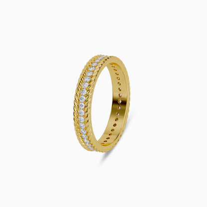 Golden Zircon Sprig Ring (Size 12)