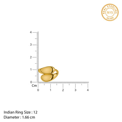 Golden SwirlPlay Ring (Size 12)