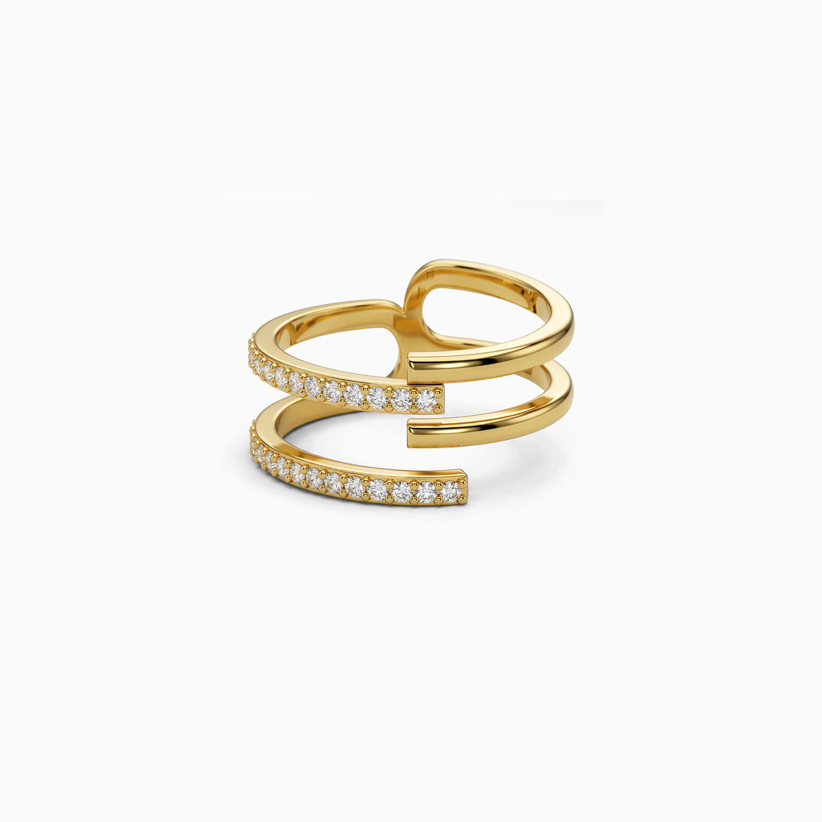 Golden GeoLuxe Ring