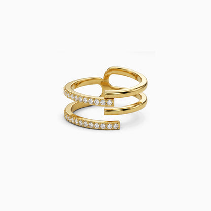Golden GeoLuxe Ring