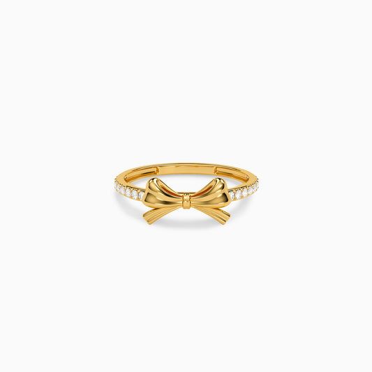 Golden Bowline Ring 