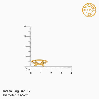 Golden Bowline Ring (Size 12)