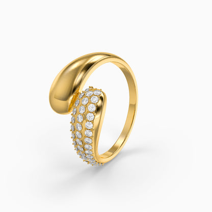 Golden Soft Hug Ring (Size 12)