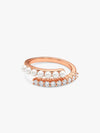 Rose Gold Her Sparkle Pearl Ring (Size 12)