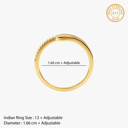 Golden Marianne Ring (Size 12)