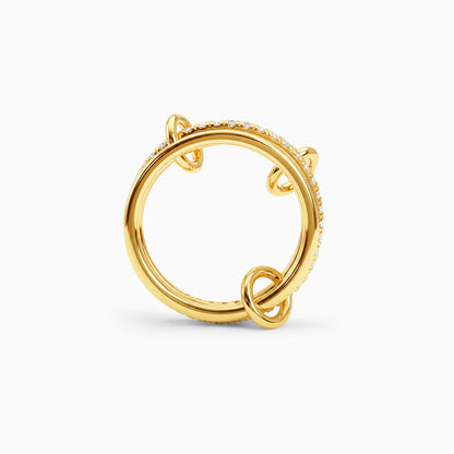 Golden Creulla Stackable Ring (Size 12)