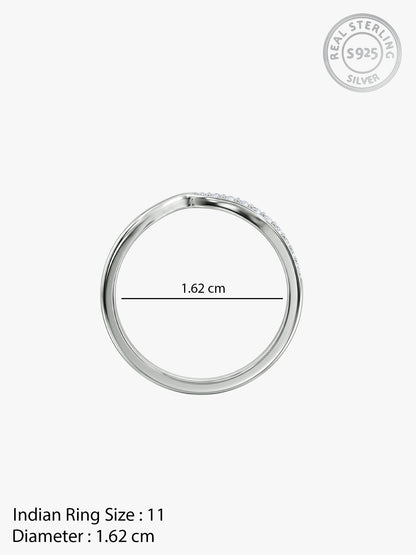 Silver Opulence Ring (Size 11)