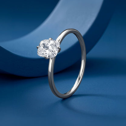 Silver Centre Light Ring (Size 12)
