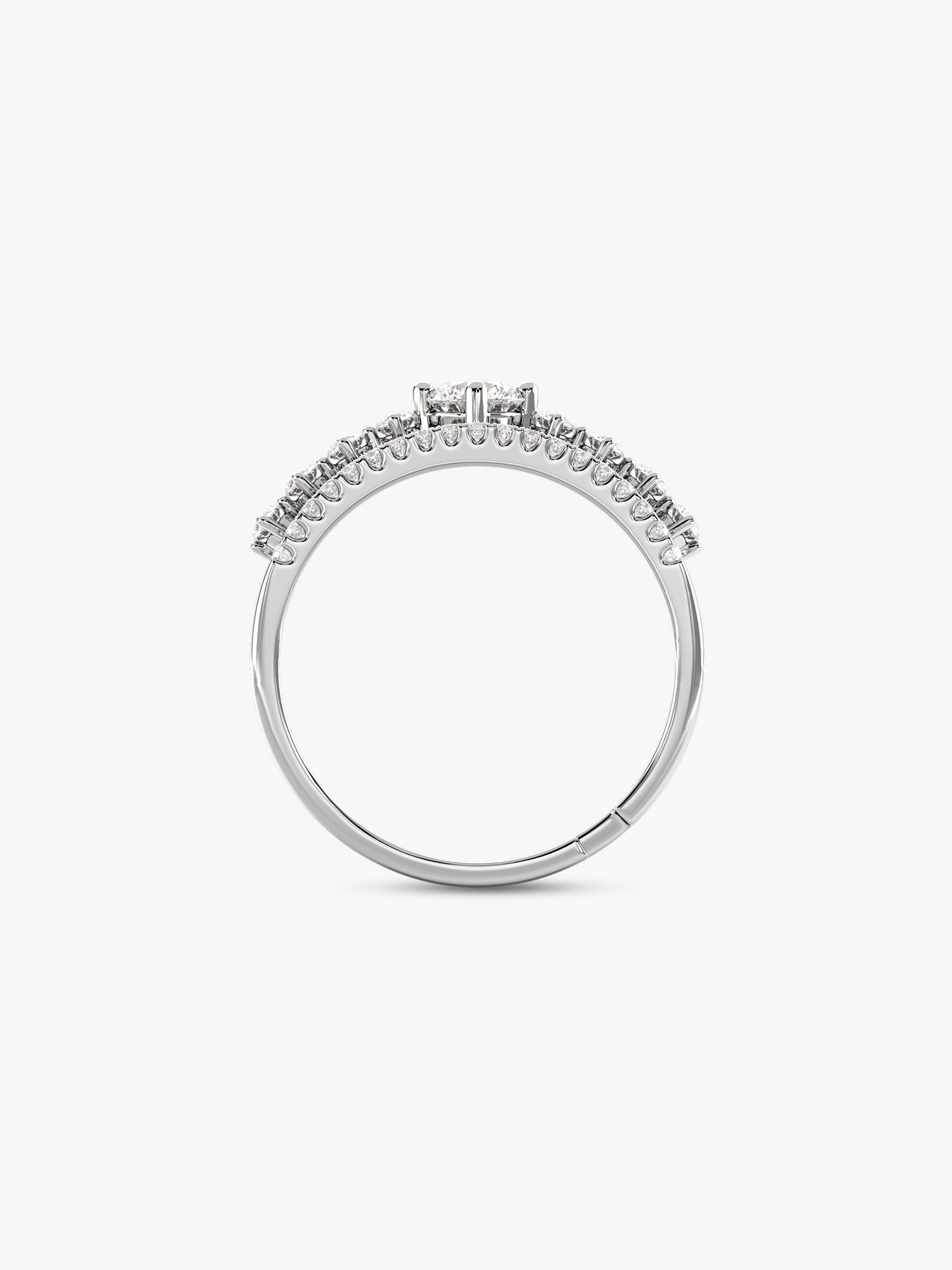 Silver Queen Crown Ring