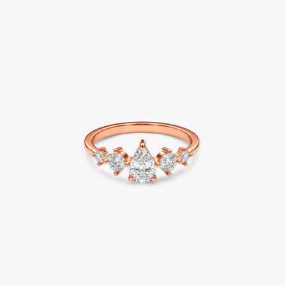 Rose Gold Quiet Glamour Ring (Size 12)