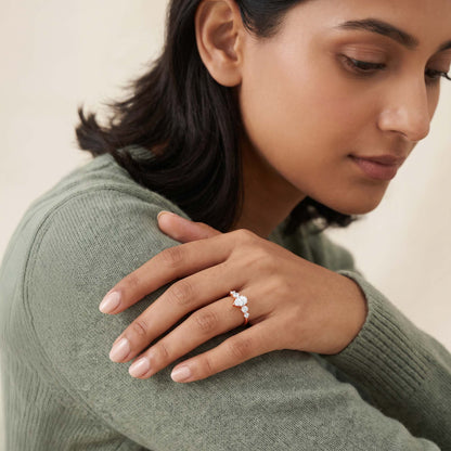 Rose Gold Quiet Glamour Ring (Size 12)