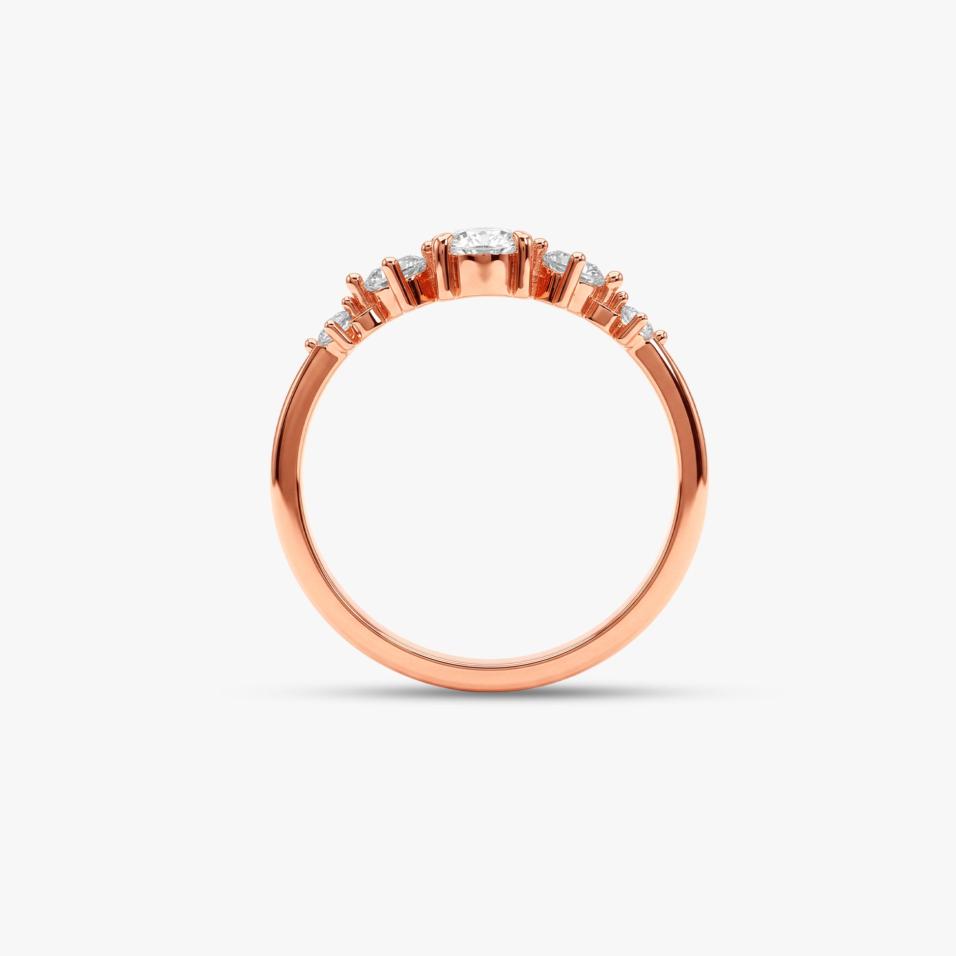 Rose Gold Quiet Glamour Ring (Size 12)