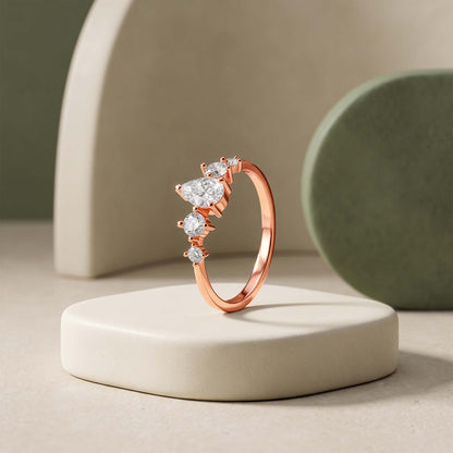 Rose Gold Quiet Glamour Ring (Size 12)