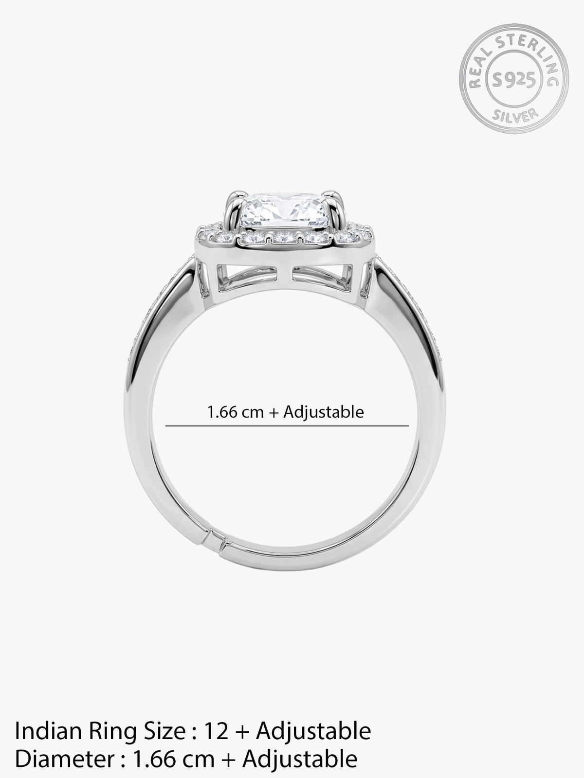 Silver Paloma Ring (Size 12)