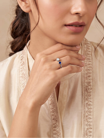Silver Neel Tara Ring (Size 12)
