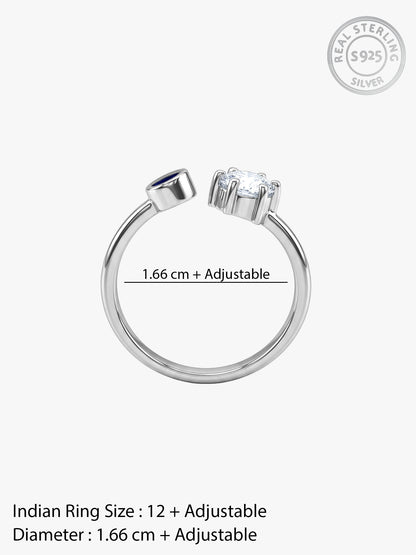 Silver Neel Tara Ring (Size 12)